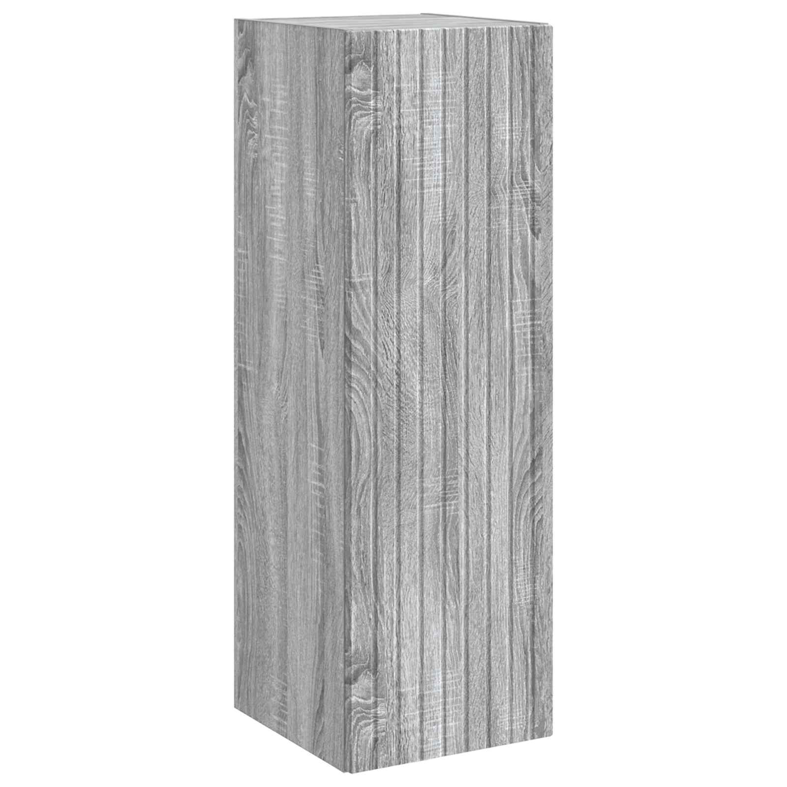 Vonios baldų rinkinys 3 vnt. Pilka Sonoma 33 x 34,5 x 160 cm