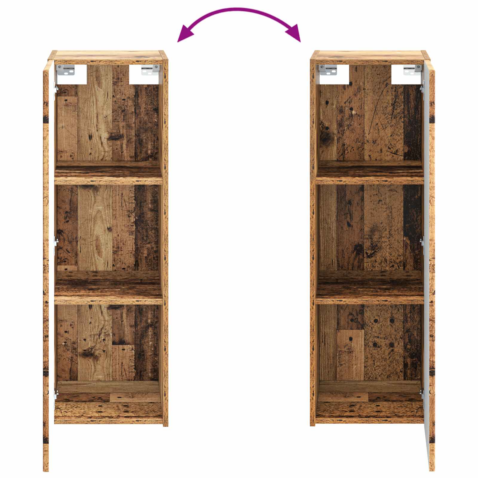 Vonios baldų rinkinys 2 vnt. Sendintos medienos