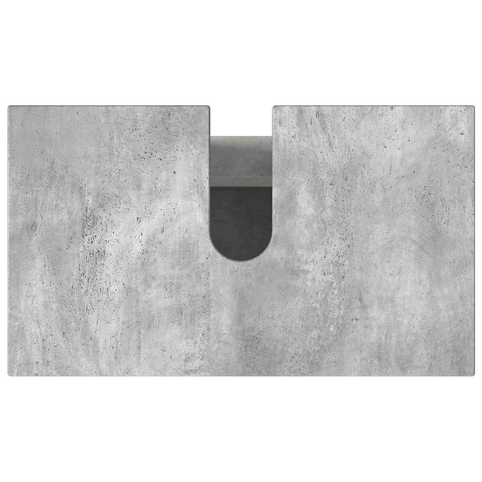 Vonios tualeto komplektas Betono pilka 60 x 35 x 60 cm