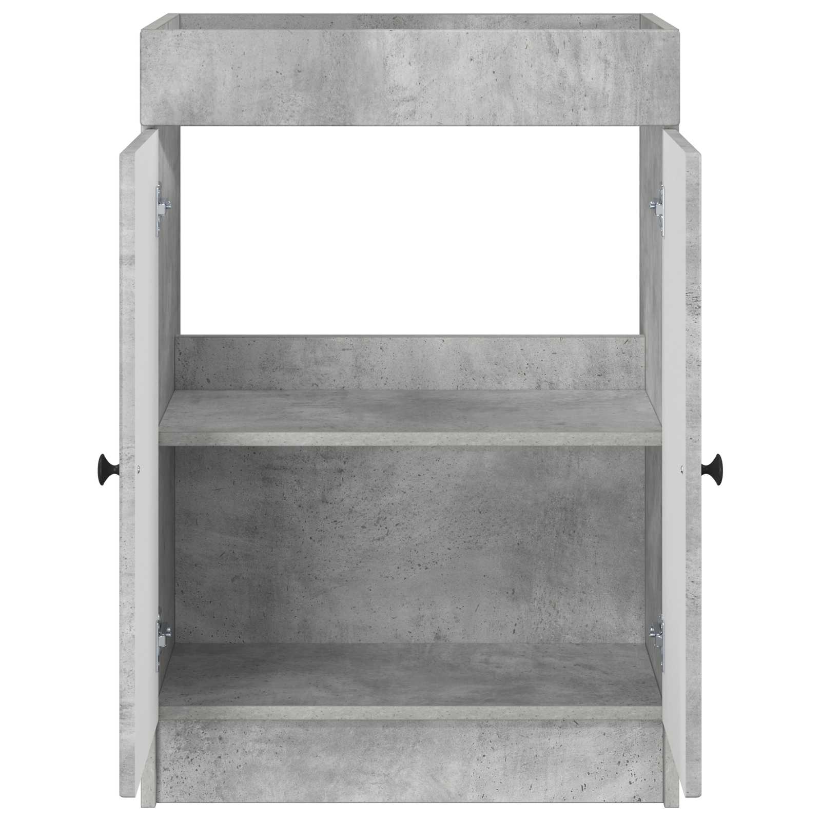 Vonios spintelė po kriaukle Betono pilka 78,5 x 37,5 x 81 cm