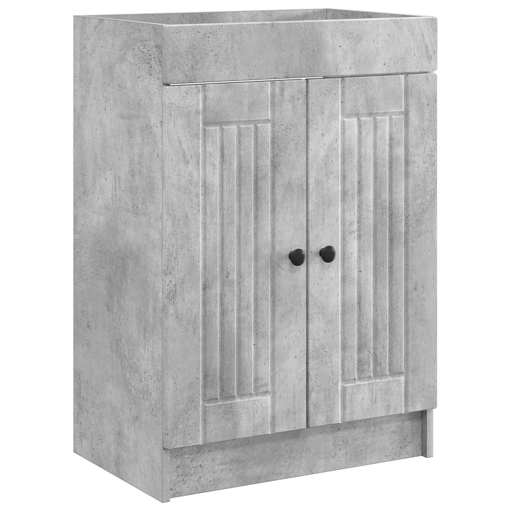 Vonios spintelė po kriaukle Betono pilka 56 x 37,5 x 81 cm
