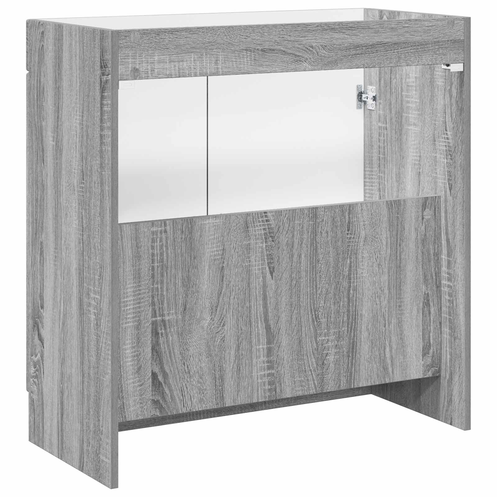 Vonios spintelė po kriaukle Pilka Sonoma 78,5 x 37,5 x 81 cm