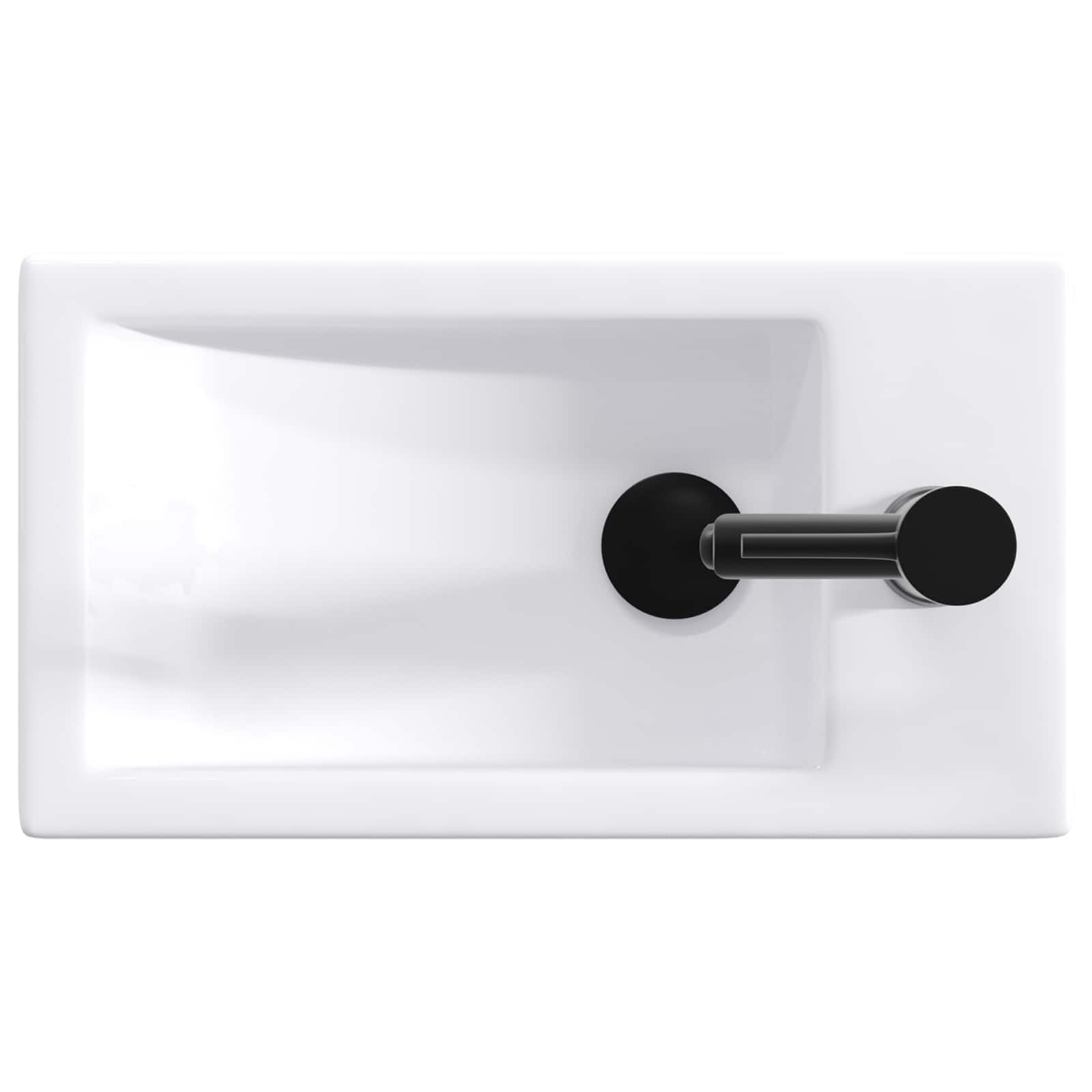 Vonios plautuvė Matinis juodas 45,5 x 25,5 x 13 cm Metalas