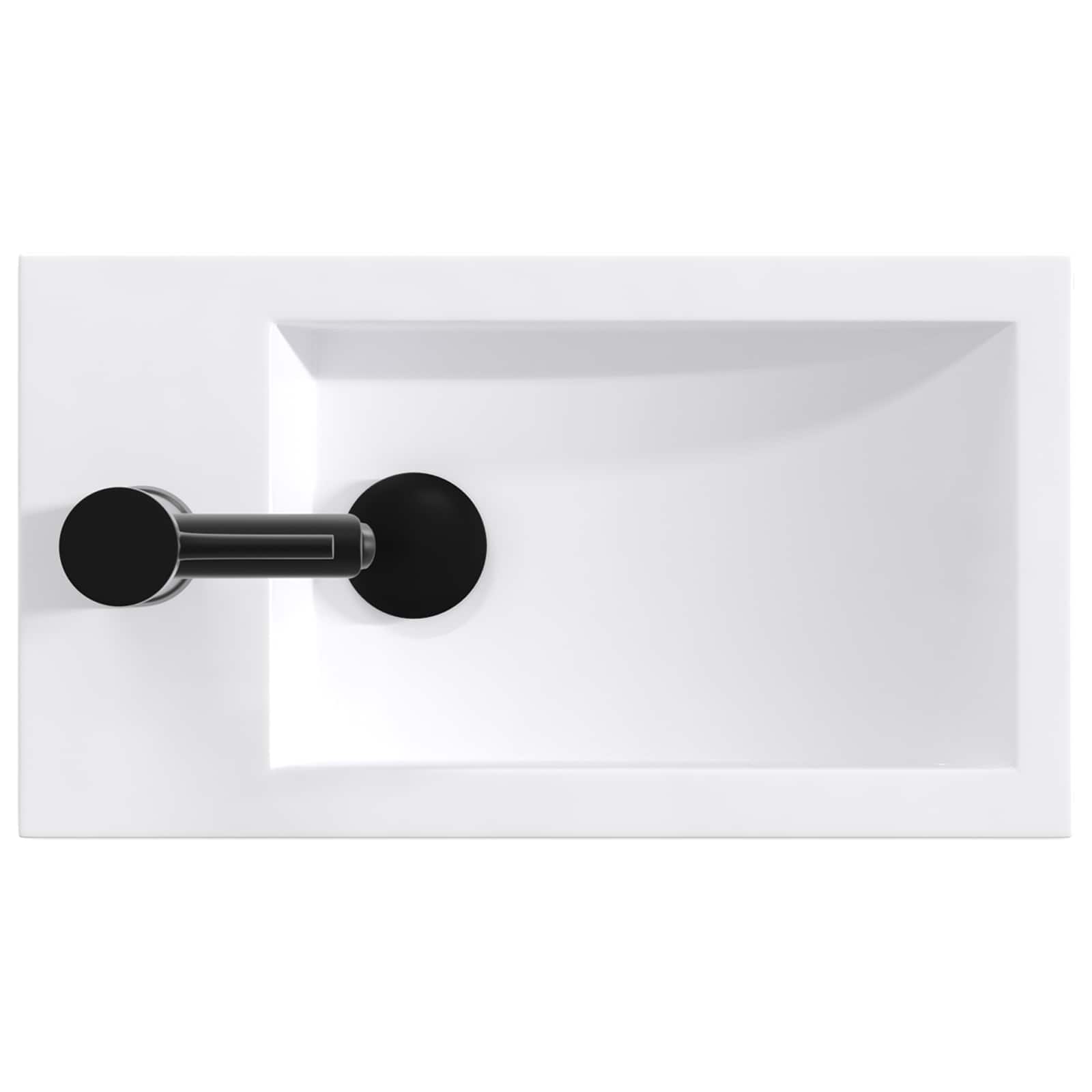 Vonios plautuvė Matinis juodas 45,5 x 25,5 x 13 cm Metalas