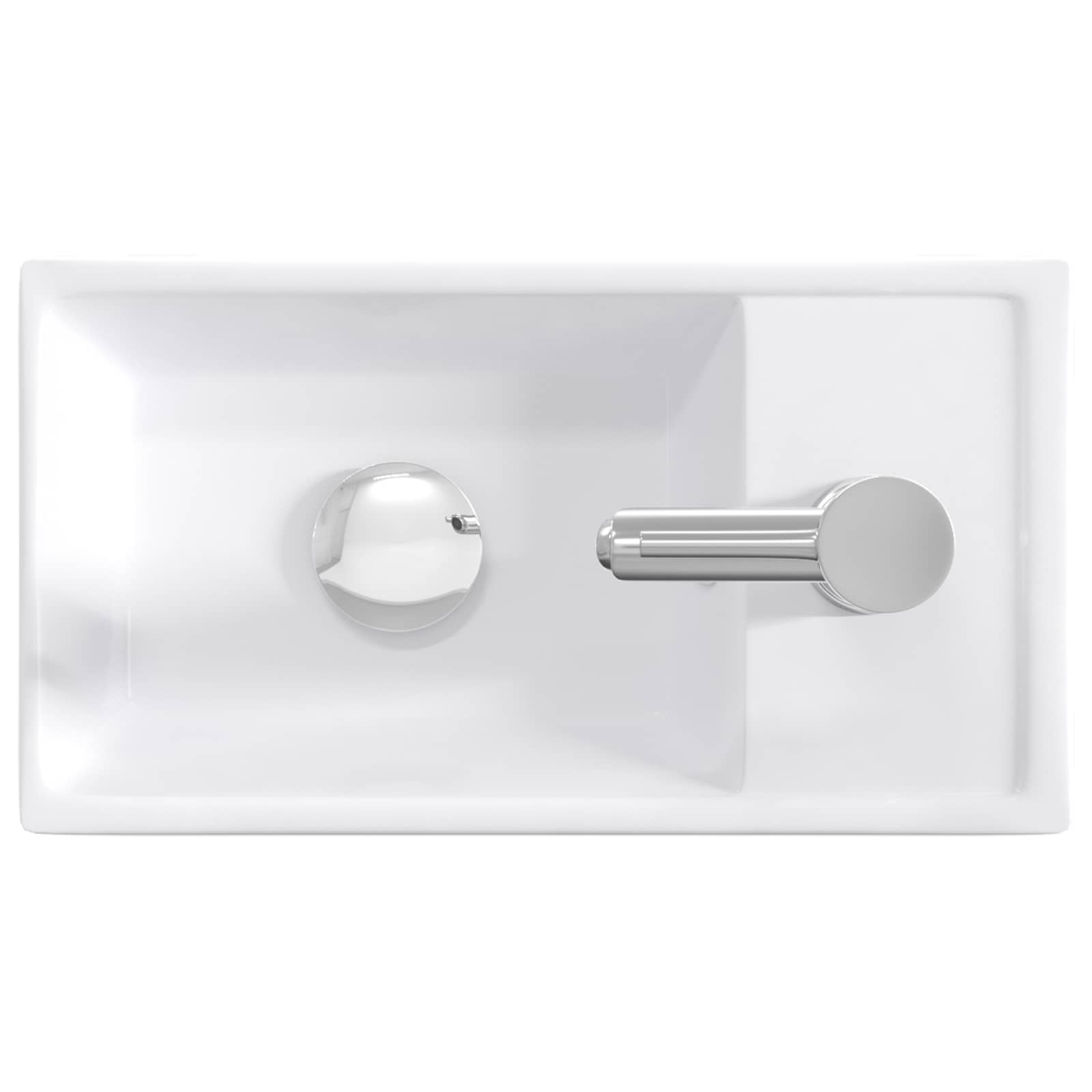 Vonios plautuvė Chromo 40,5 x 22,5 x 11,5 cm Metalas