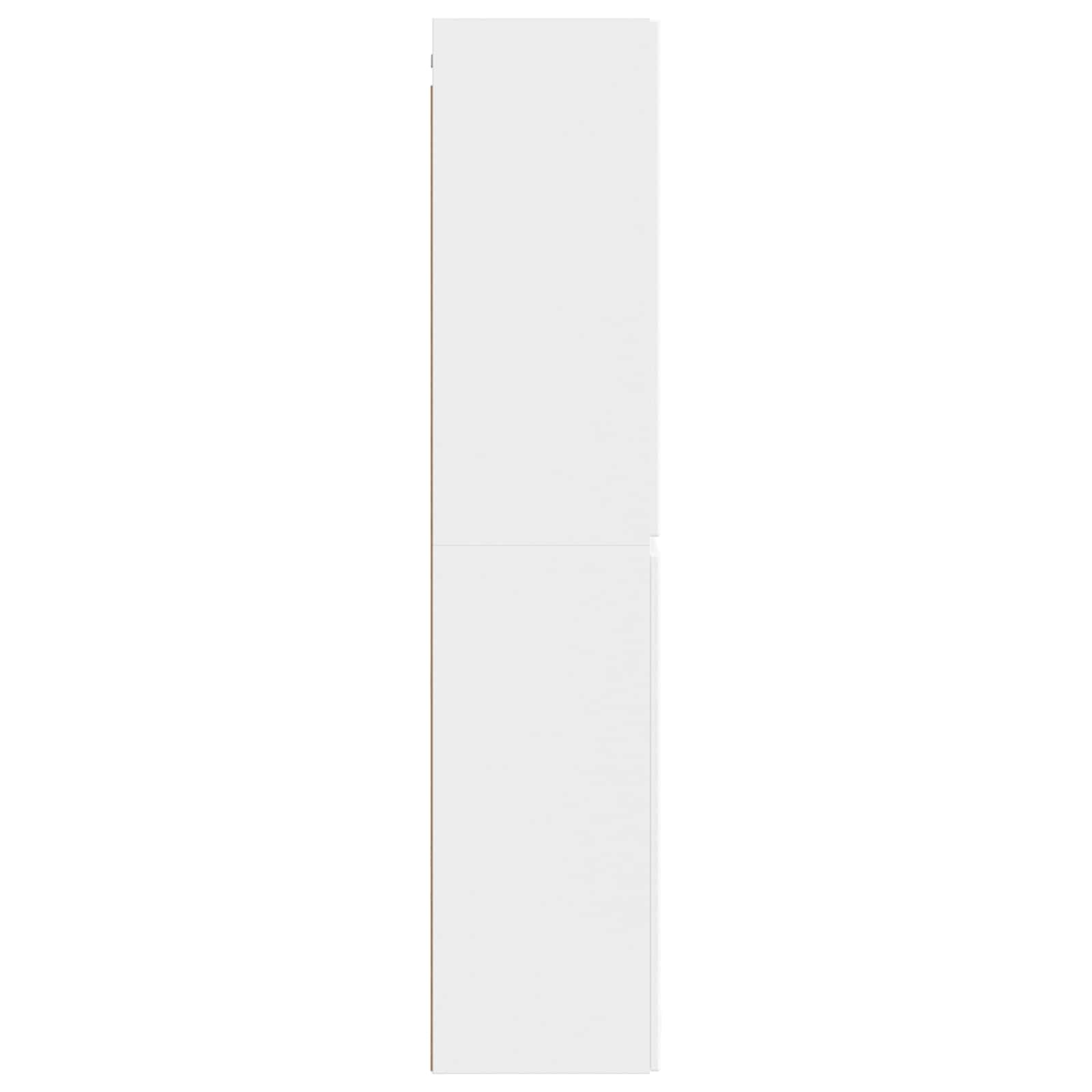 Prisegamas Vonios Spintelė Balta 33 x 34,5 x 160 cm