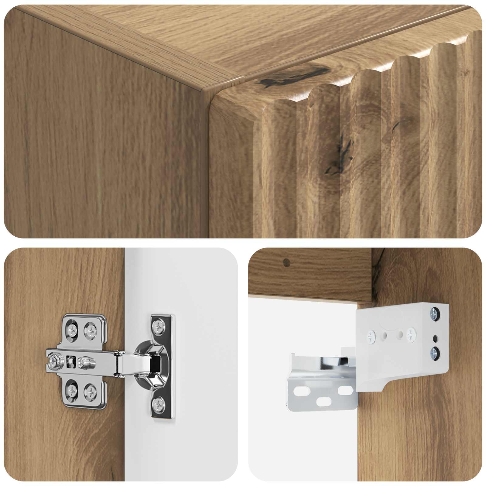 Prisegamas Vonios Spintelė Artisano ąžuolo 33 x 34,5 x 60 cm