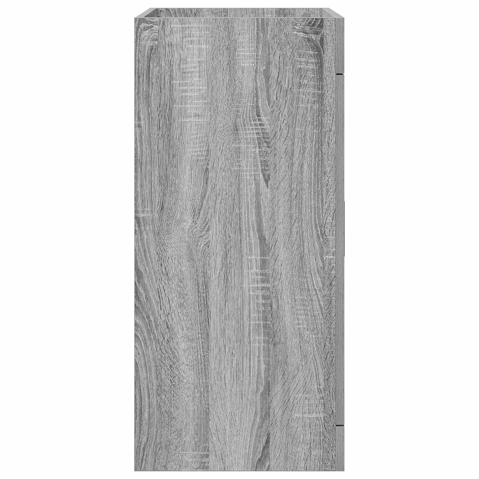 Vonios spintelė po kriaukle Pilka Sonoma 78,5 x 37,5 x 81 cm