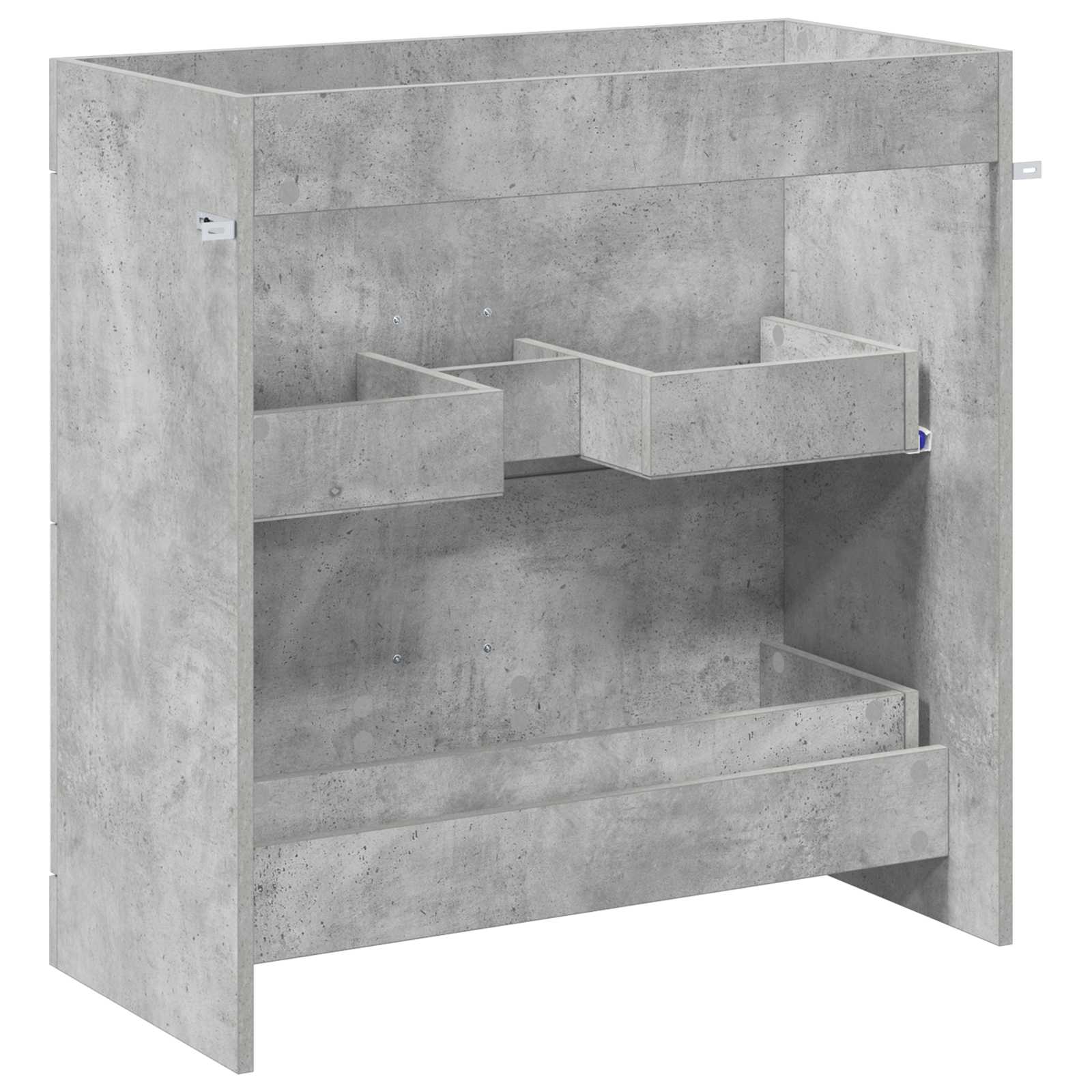 Vonios spintelė po kriaukle Betono pilka 78,5 x 37,5 x 81 cm