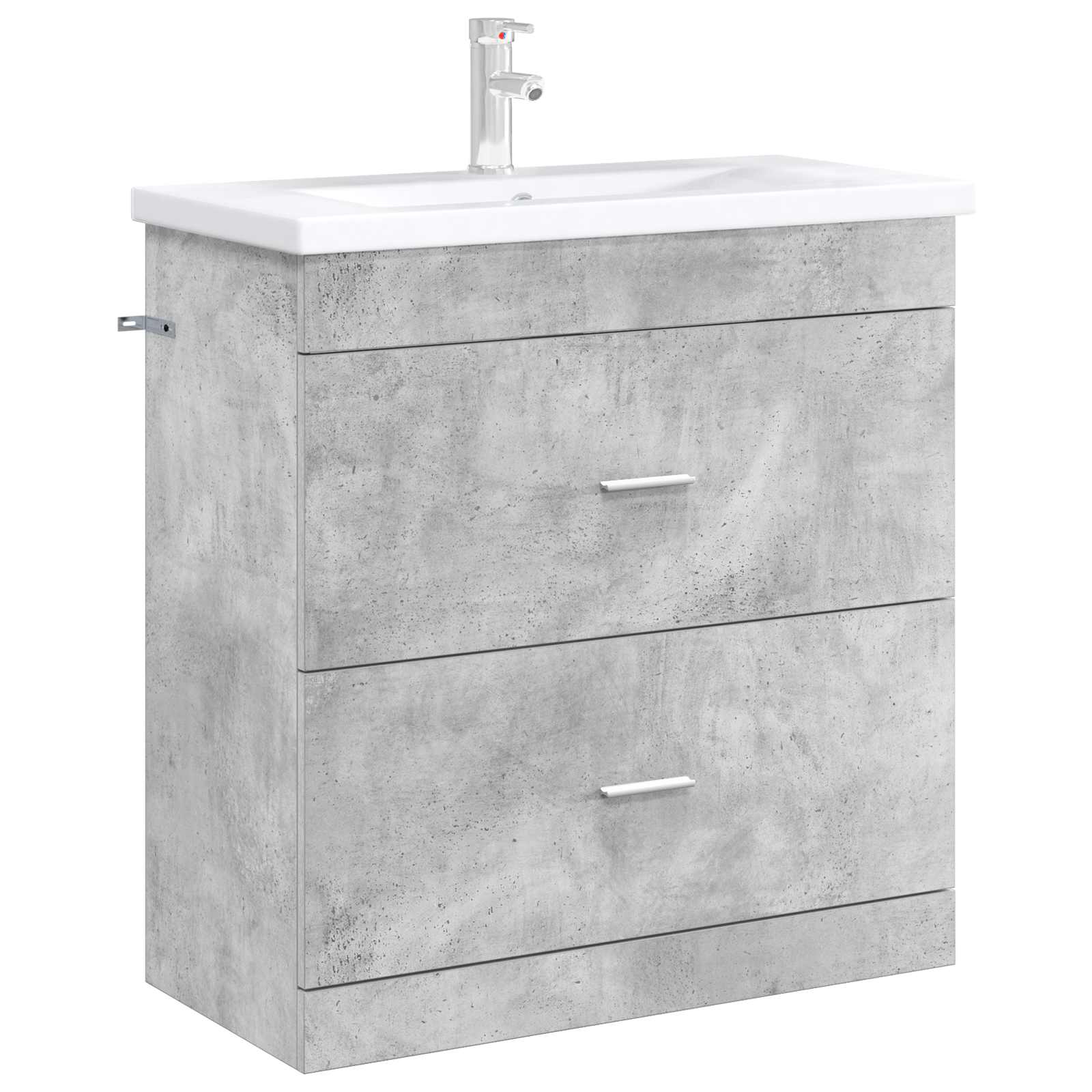 Vonios spintelė po kriaukle Betono pilka 78,5 x 37,5 x 81 cm
