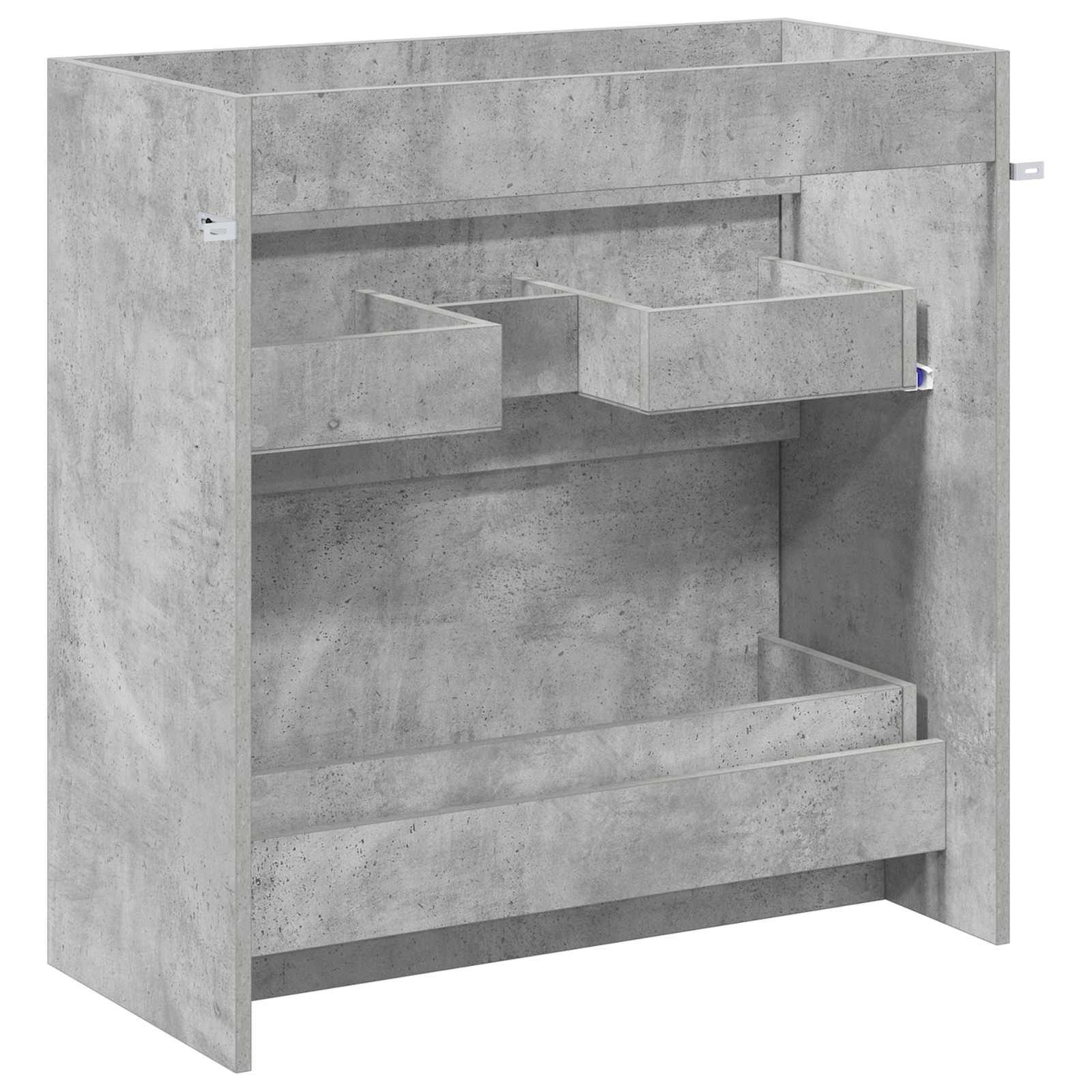 Vonios spintelė po kriaukle Betono pilka 78,5 x 37,5 x 81 cm