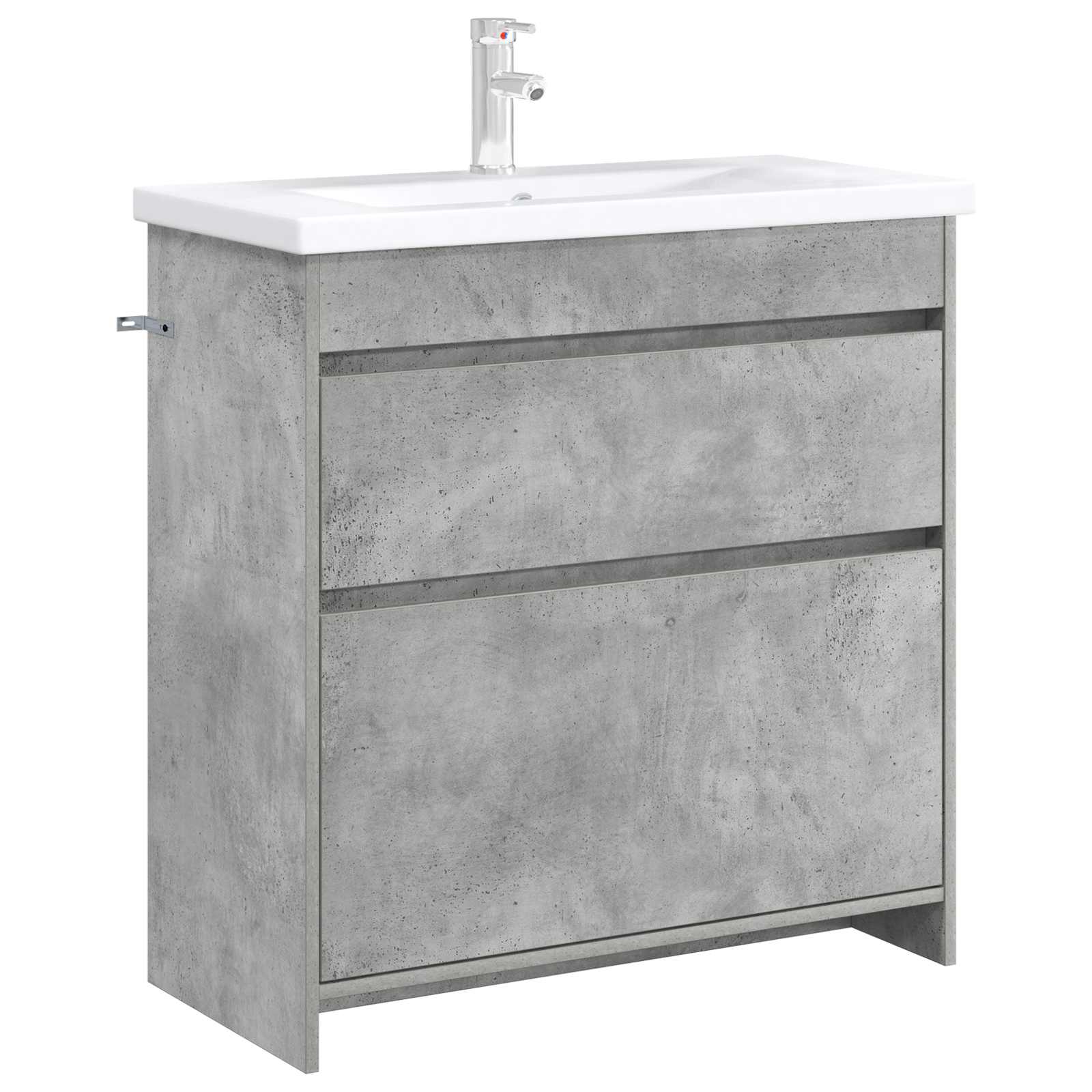 Vonios spintelė po kriaukle Betono pilka 78,5 x 37,5 x 81 cm