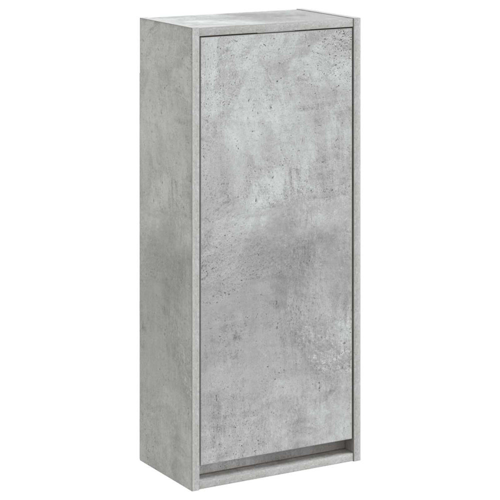 Sieninis kriauklės vanitas Betono pilka 35 x 20 x 81 cm
