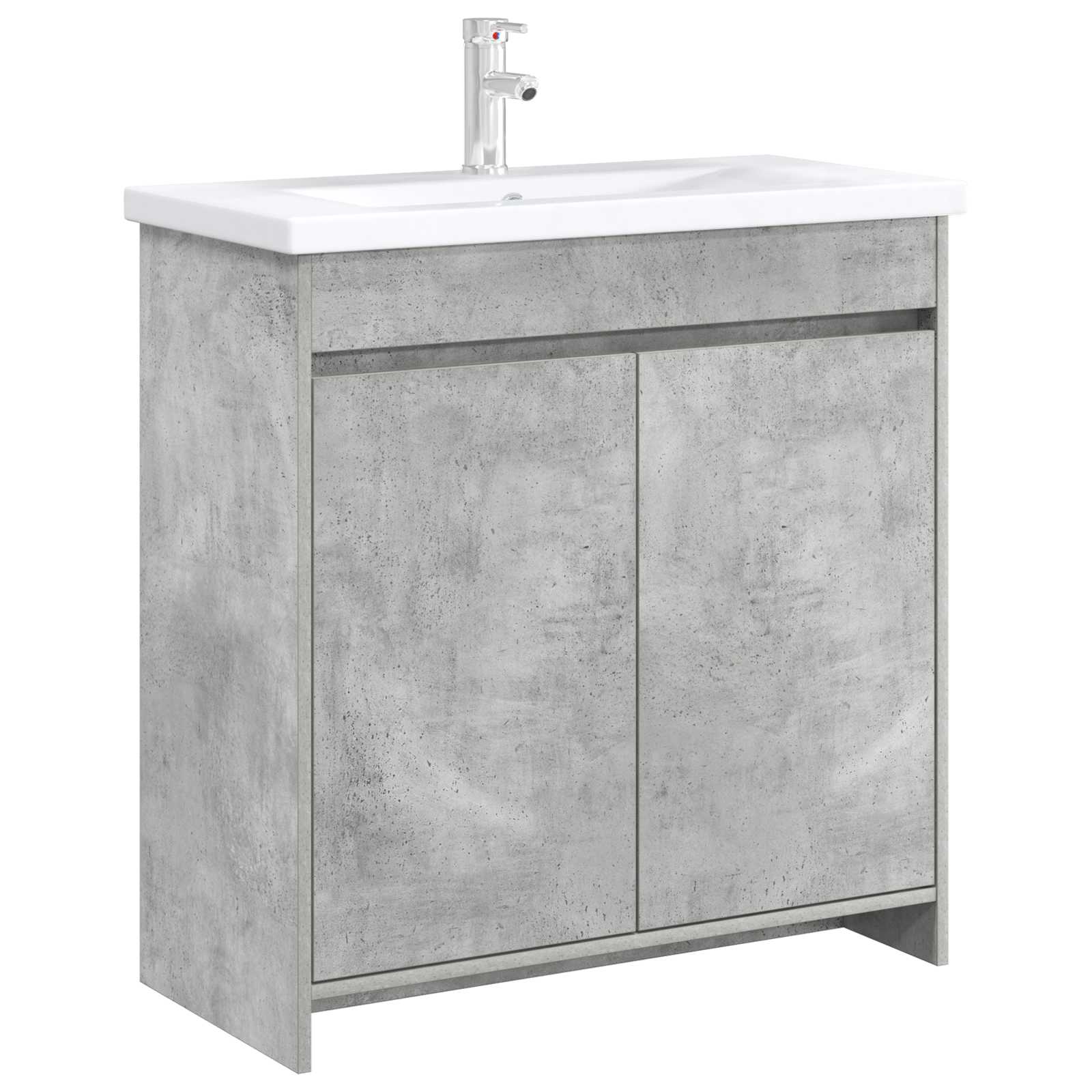 Vonios spintelė po kriaukle Betono pilka 78,5 x 37,5 x 81 cm