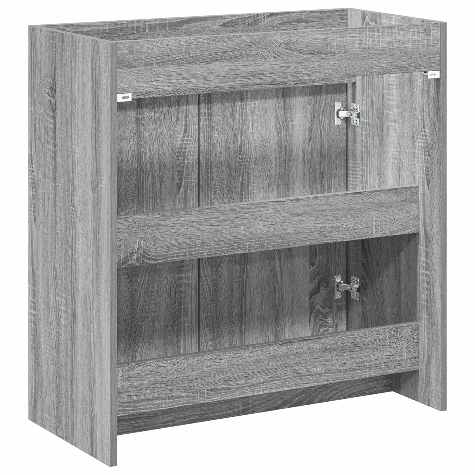 Vonios spintelė po kriaukle Pilka Sonoma 78,5 x 37,5 x 81 cm