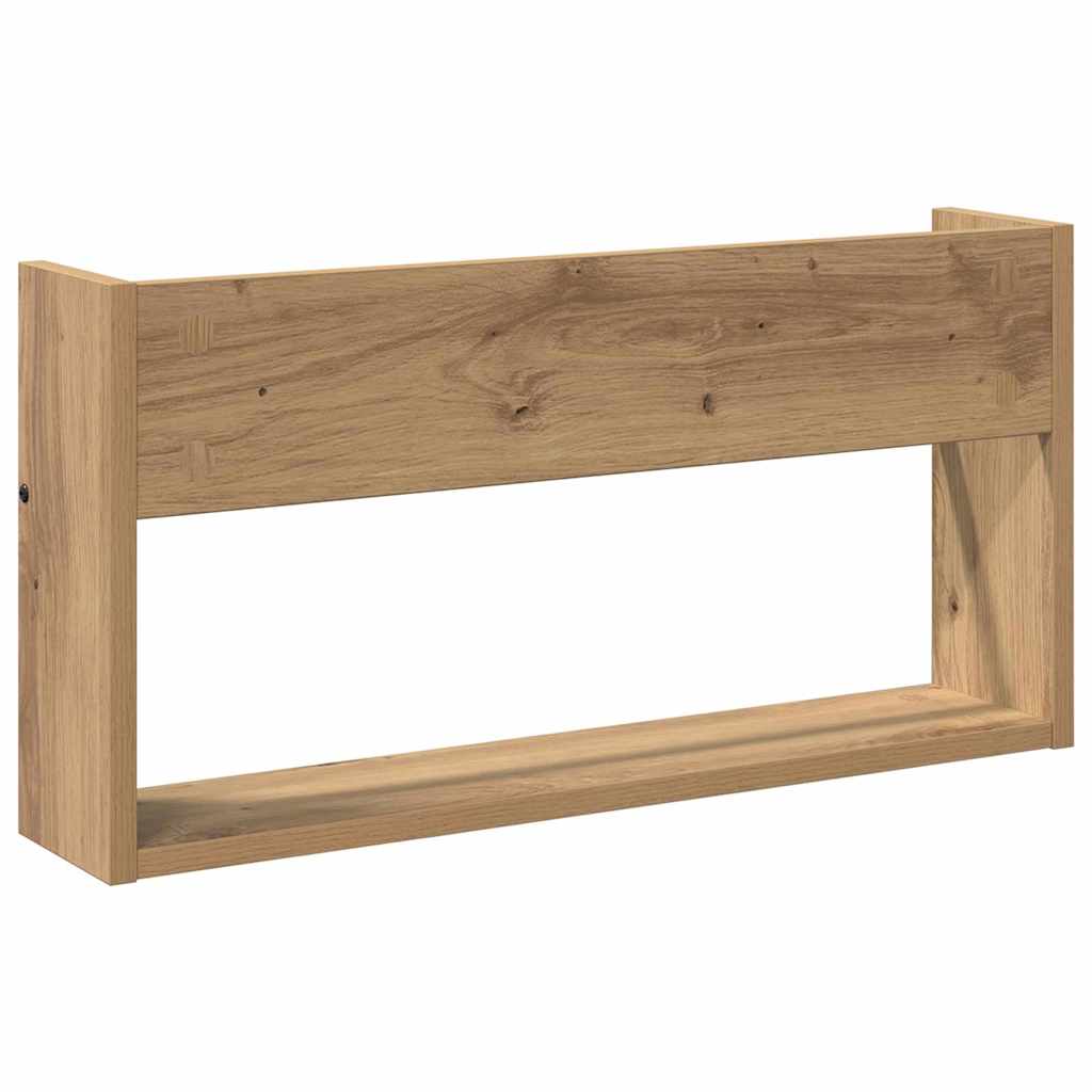 Žurnalų stovas su lentyna Amatininkų ąžuolas 60 x 12 x 30 cm