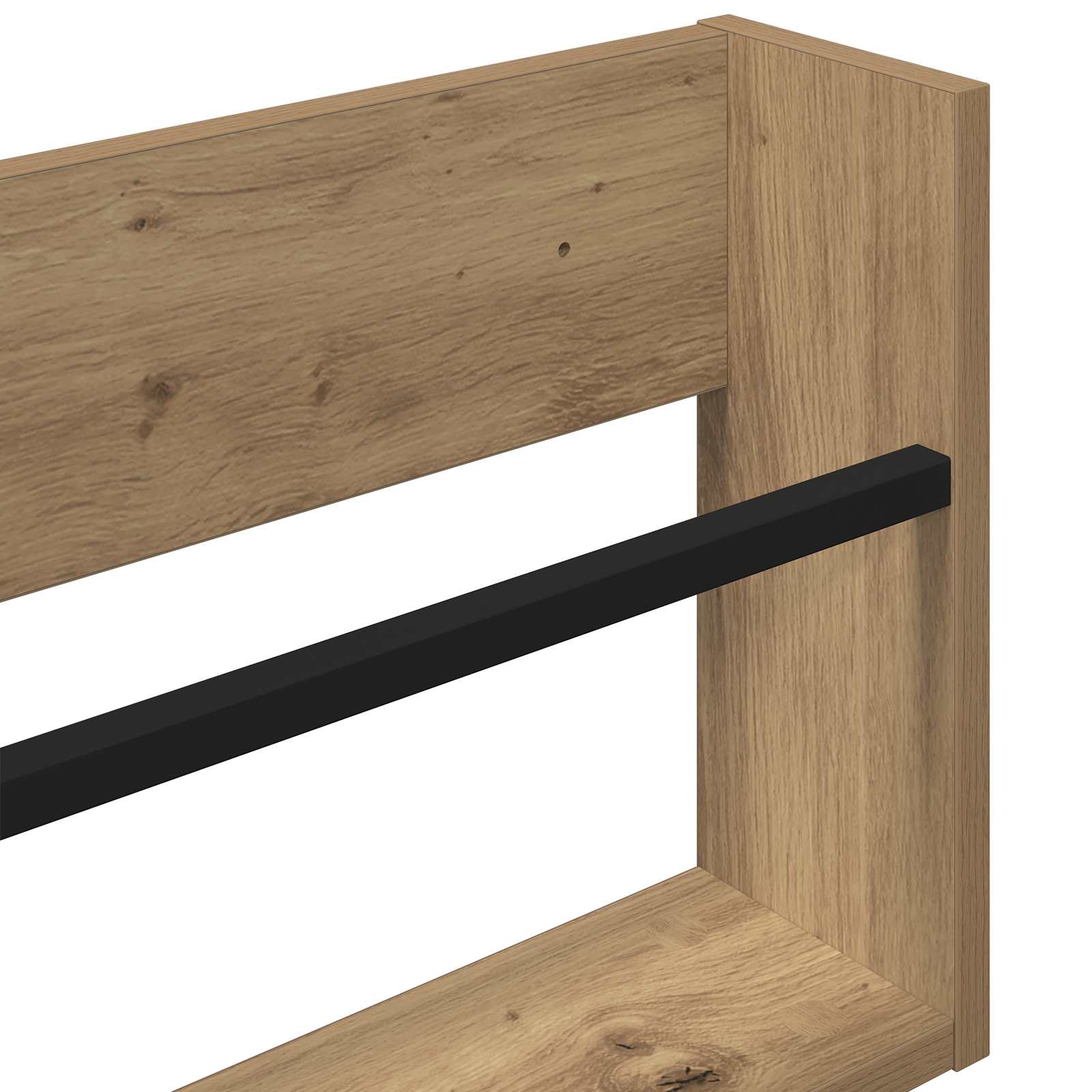 Žurnalų stovas 2 pcs Amatininkų ąžuolas 100 x 12 x 30 cm