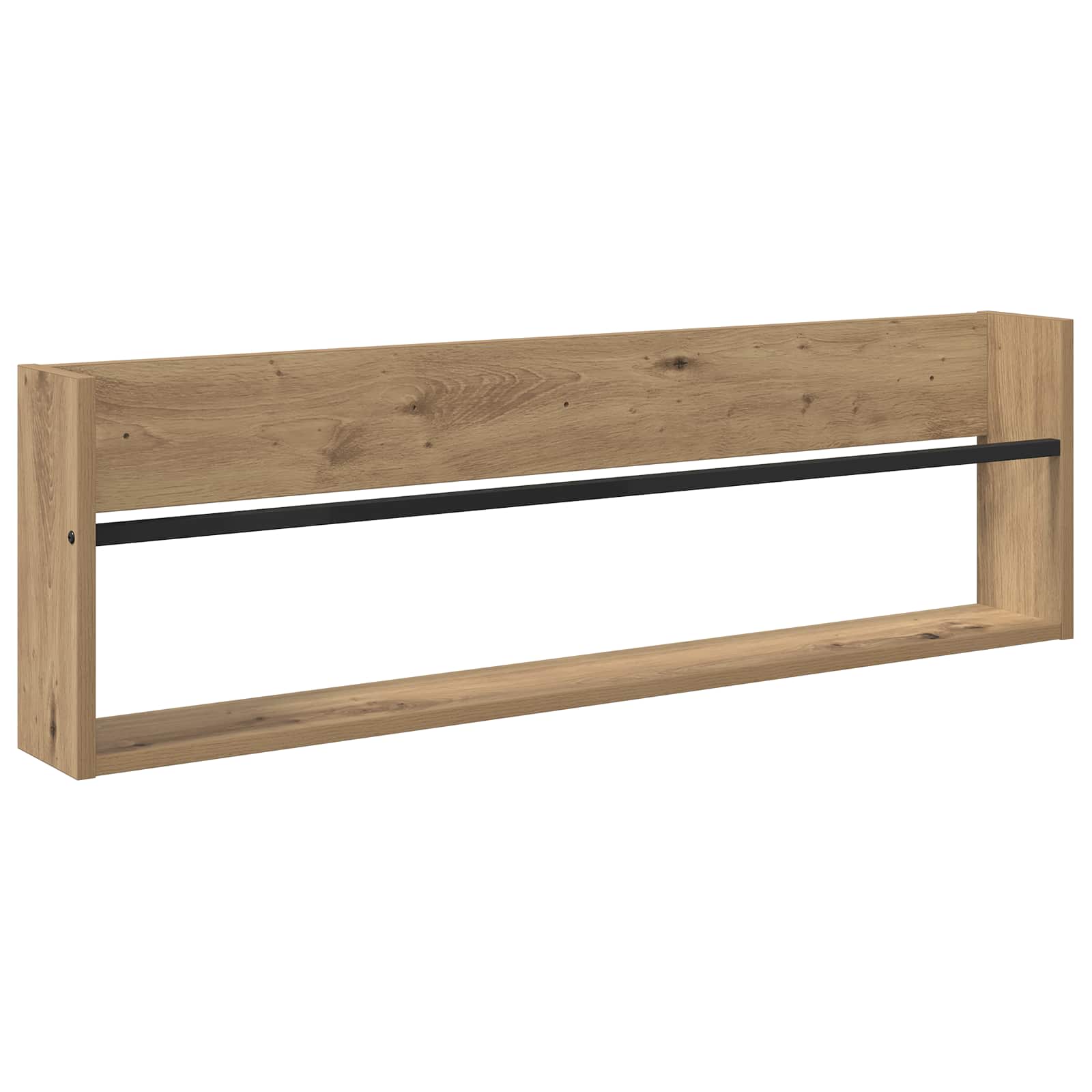 Žurnalų stovas 2 pcs Amatininkų ąžuolas 100 x 12 x 30 cm