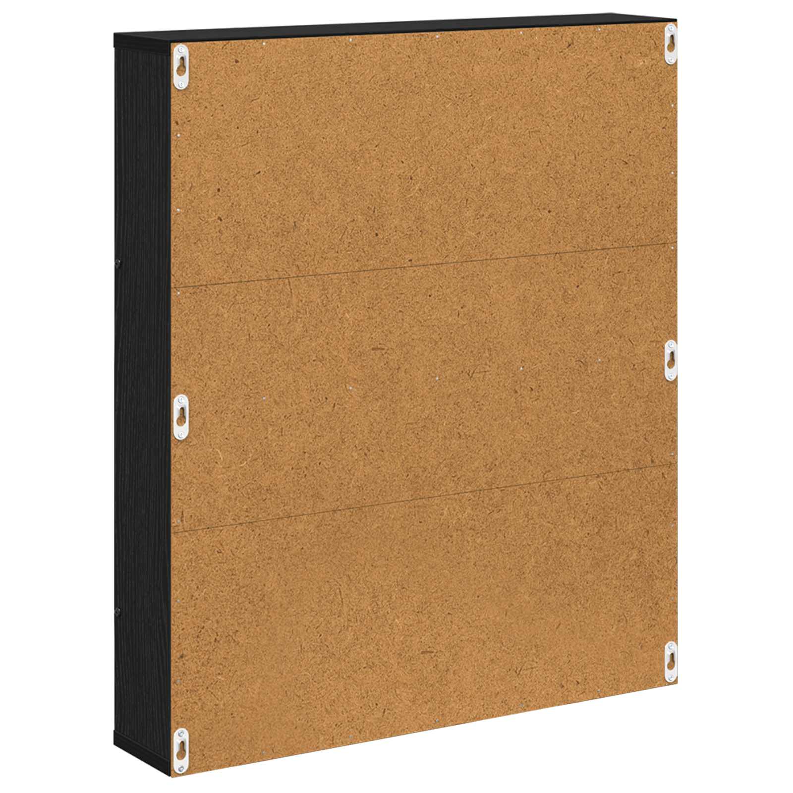 Magazine Rack Black Oak 60 x 12 x 70 cm Engineered Wood