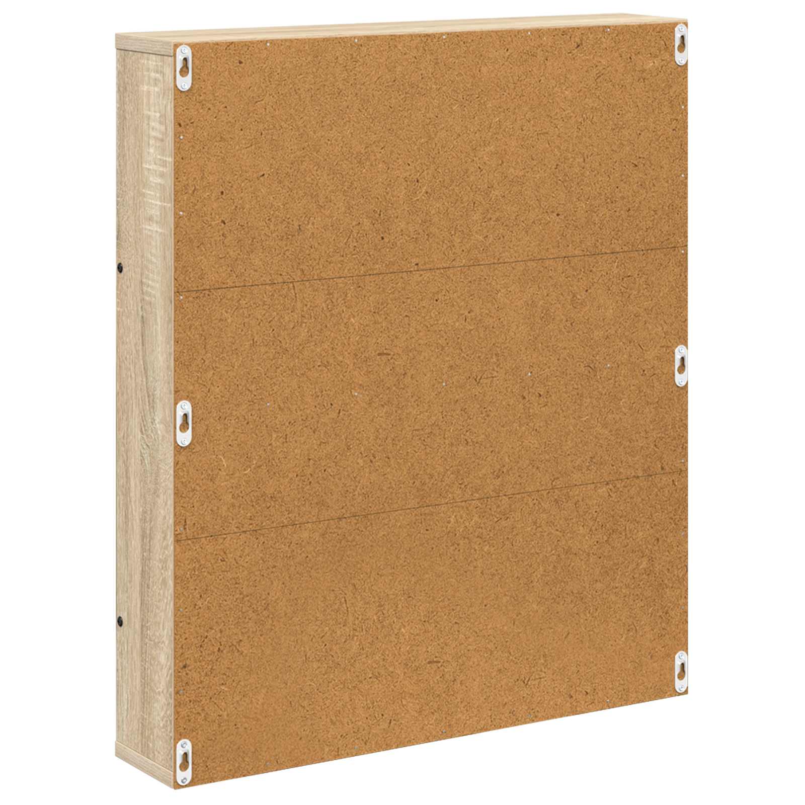 Magazine Rack with Shelf 2 pcs Sonoma Oak 60 x 12 x 70 cm