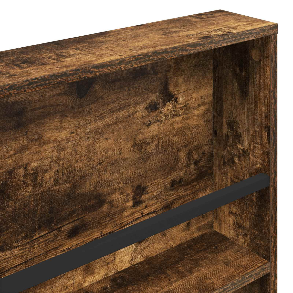 Magazine rack Smoked oak 60 x 12 x 70 cm Engineered wood