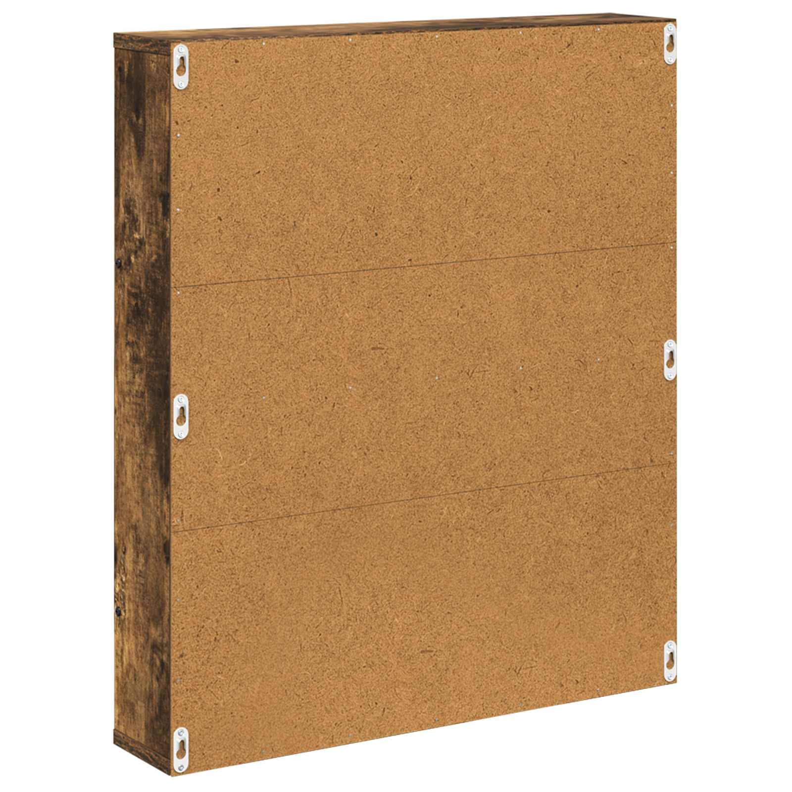 Magazine Rack with Shelf 2 pcs Smoked Oak 60 x 12 x 70 cm