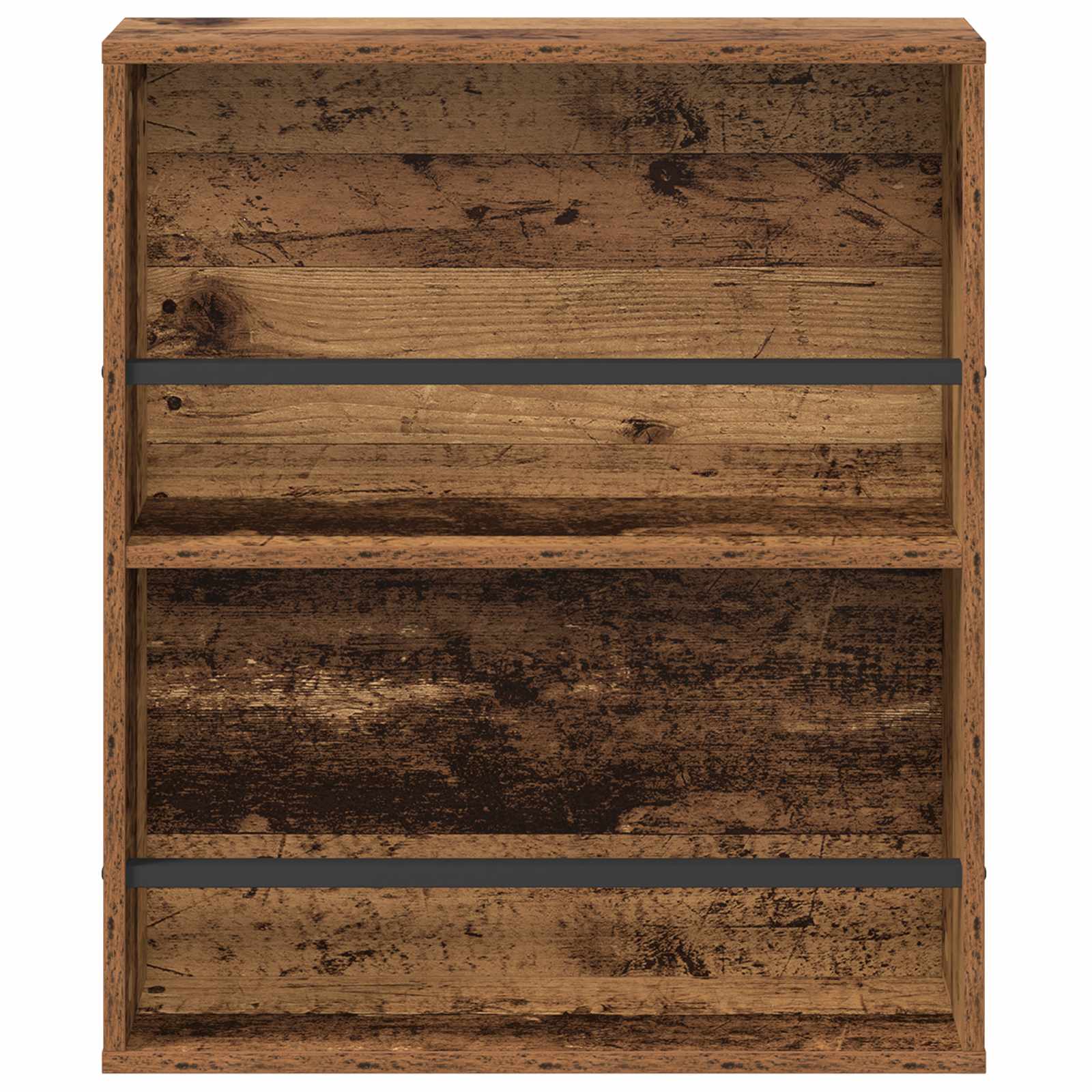 Žurnalų stovas su lentyna 2 pcs Senas medis 60 x 12 x 70 cm