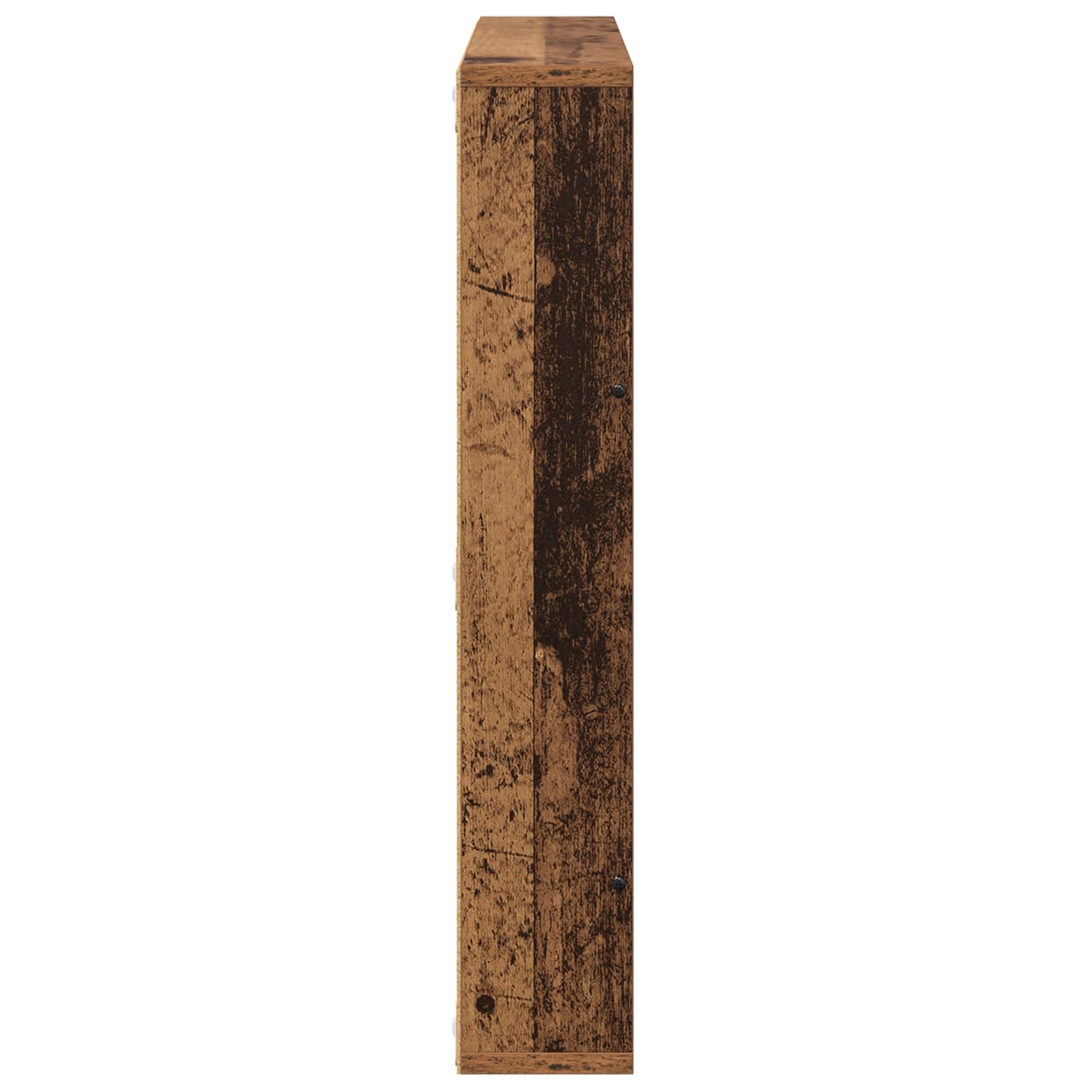 Žurnalų stovas su lentyna 2 pcs Senas medis 60 x 12 x 70 cm