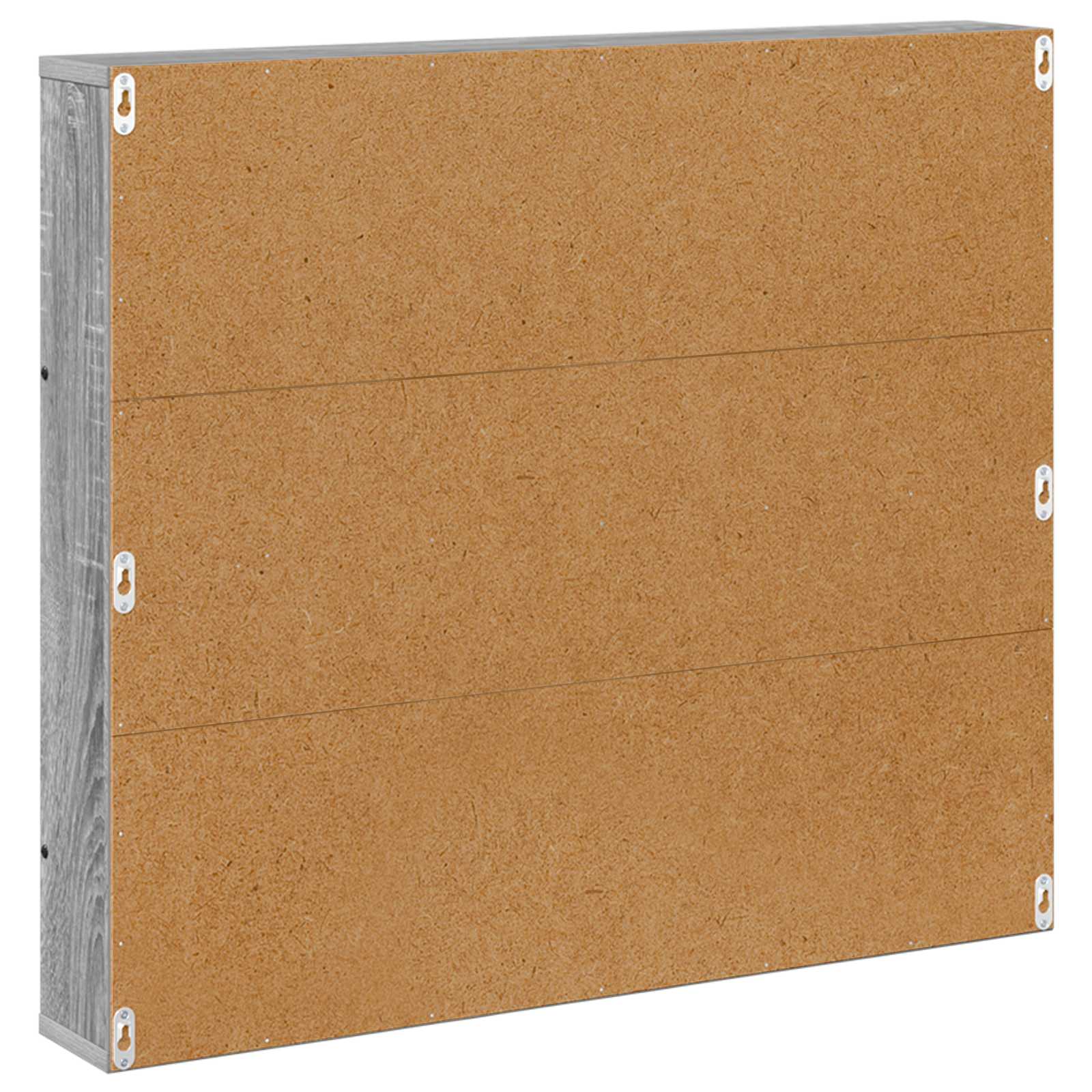 Žurnalų stovas su lentyna 2 pcs Pilkas Sonoma 80 x 12 x 70 cm