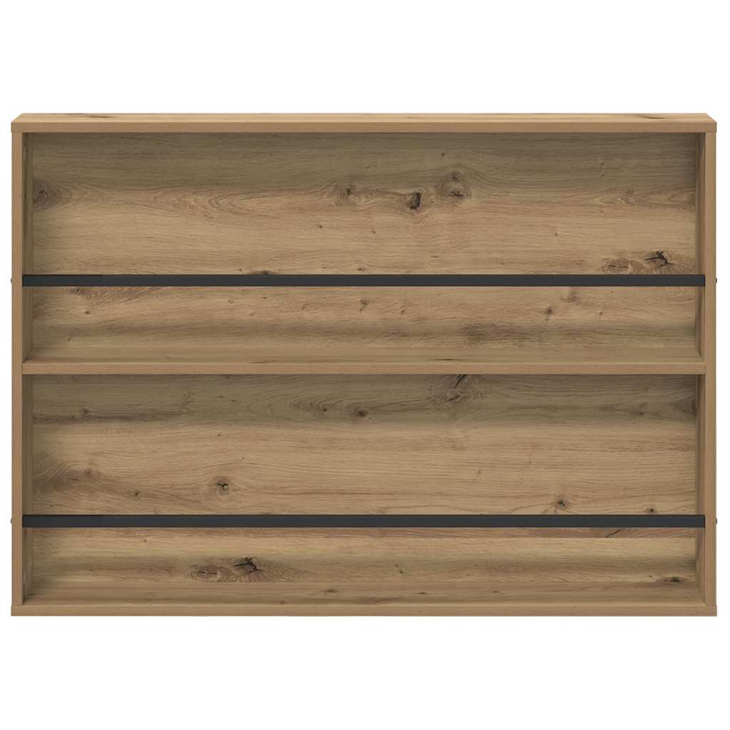 Magazine rack with shelf Craftsmen oak 100 x 12 x 70 cm