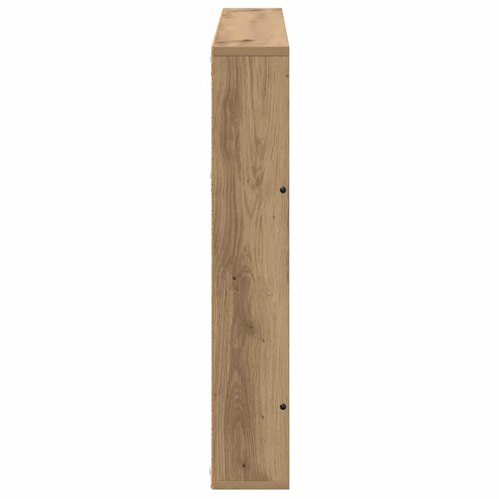 Magazine rack with shelf Craftsmen oak 100 x 12 x 70 cm