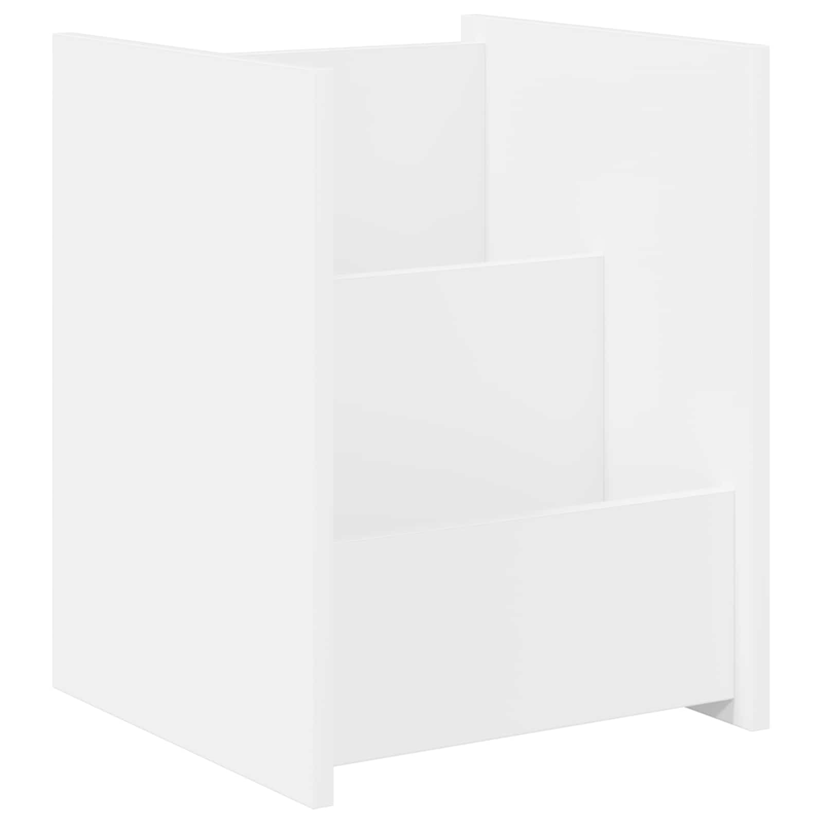 Šoninis stalas Balta 35 x 35 x 45 cm Apdirbta mediena