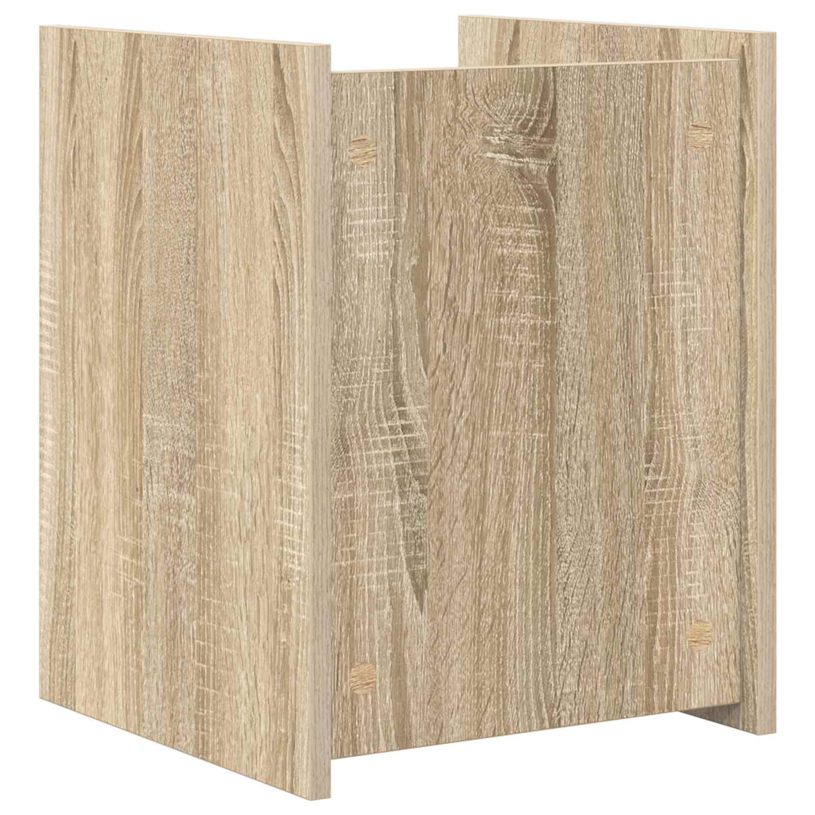 Side Table Sonoma Oak 35 x 35 x 45 cm Engineered Wood