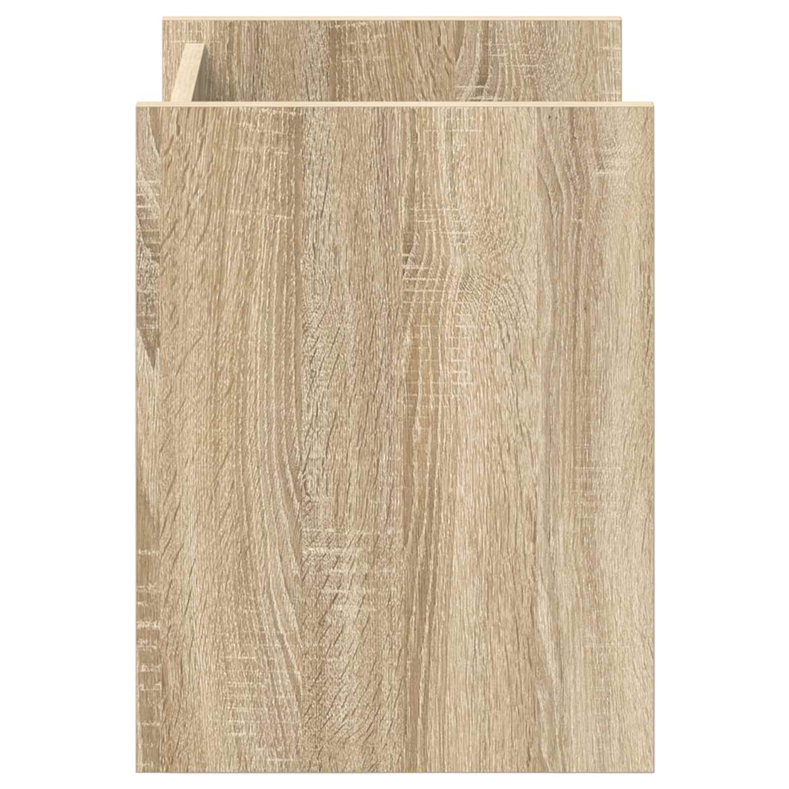 Side Table Sonoma Oak 35 x 35 x 45 cm Engineered Wood