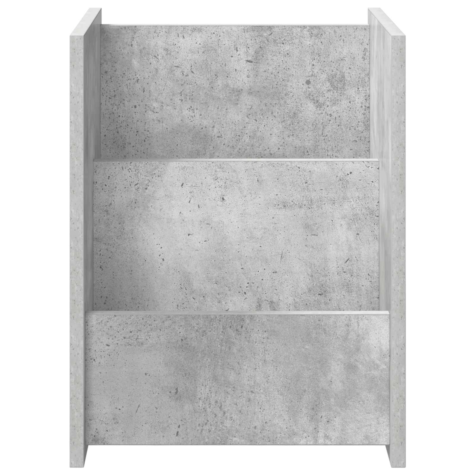 Šoninis stalas Betono pilka 35 x 35 x 45 cm Apdirbta mediena