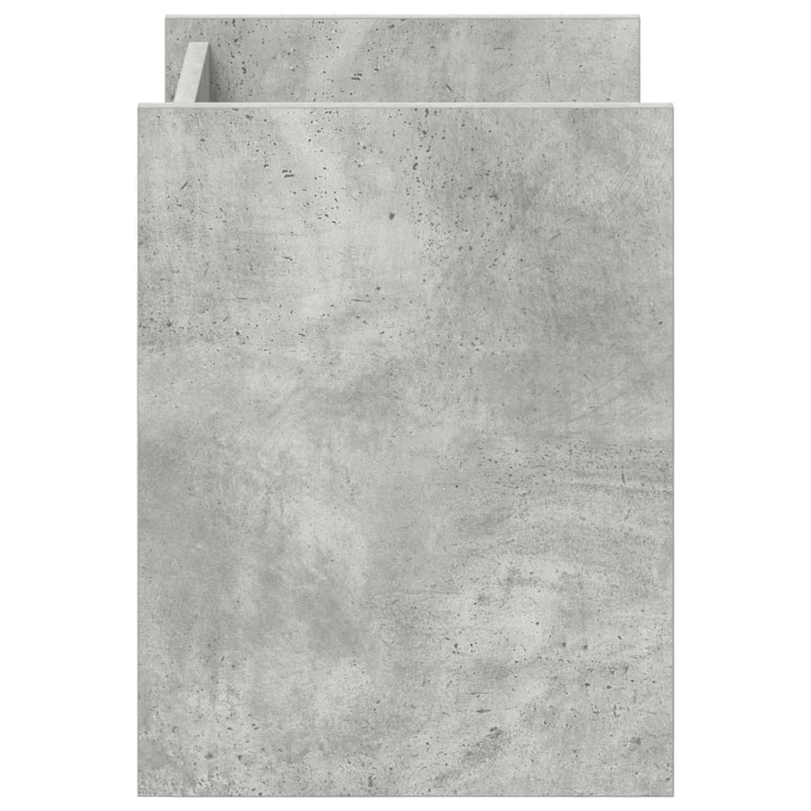 Šoninis stalas Betono pilka 35 x 35 x 45 cm Apdirbta mediena