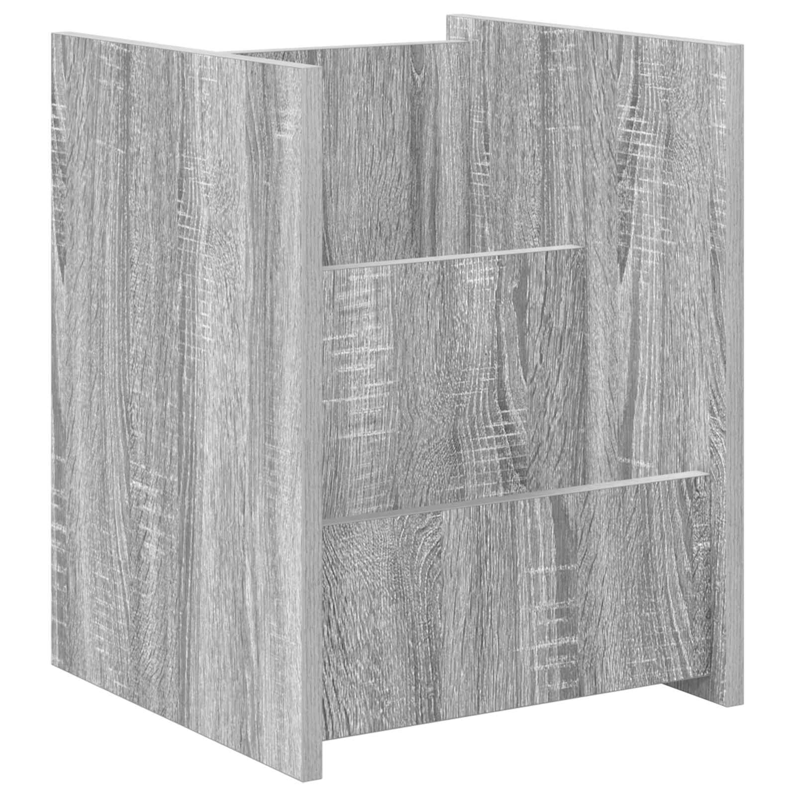 Sānu galds Pelēks Sonoma 35 x 35 x 45 cm Inženierijas koksne