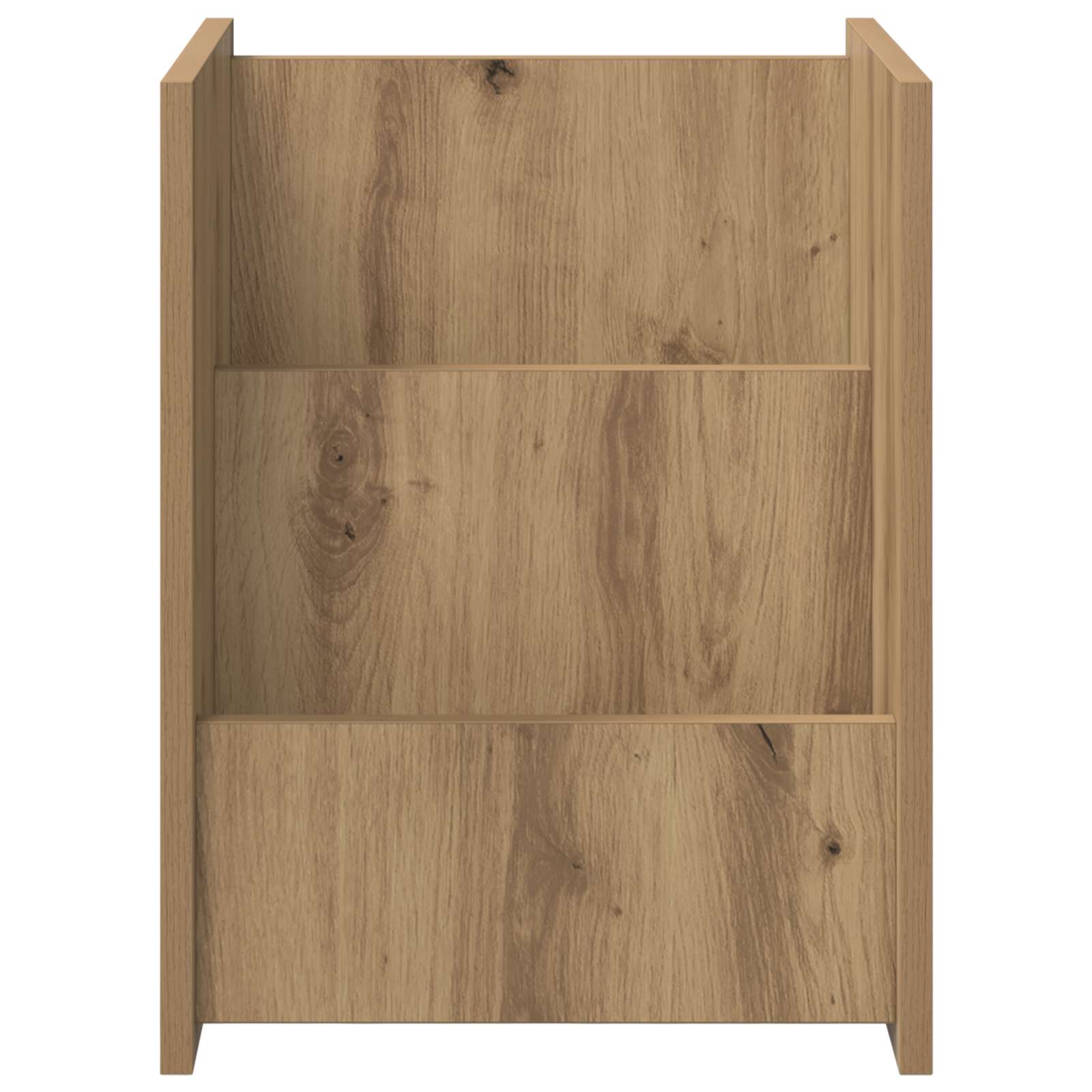 Side table with shelf Artisan oak 35 x 35 x 45 cm