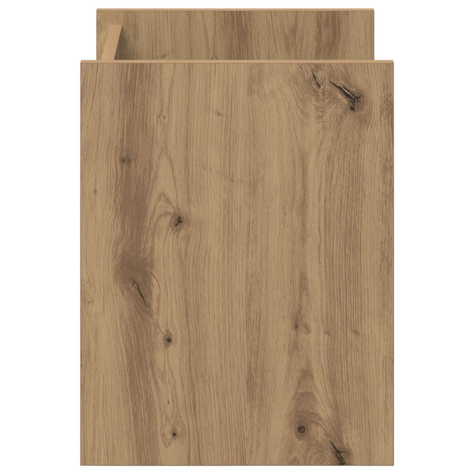 Side table with shelf Artisan oak 35 x 35 x 45 cm