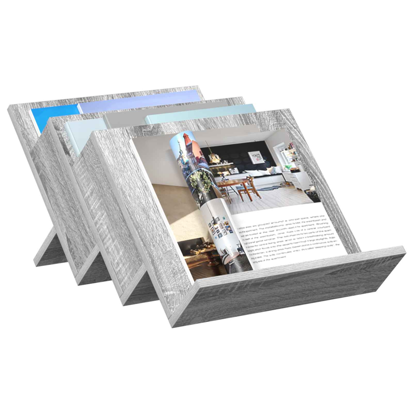 Side Cabinet with Shelf Grey Sonoma 57.5 x 40 x 42 cm