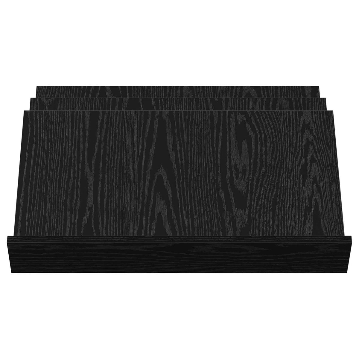 Side cabinet with shelf Black oak 65 x 57.5 x 42 cm
