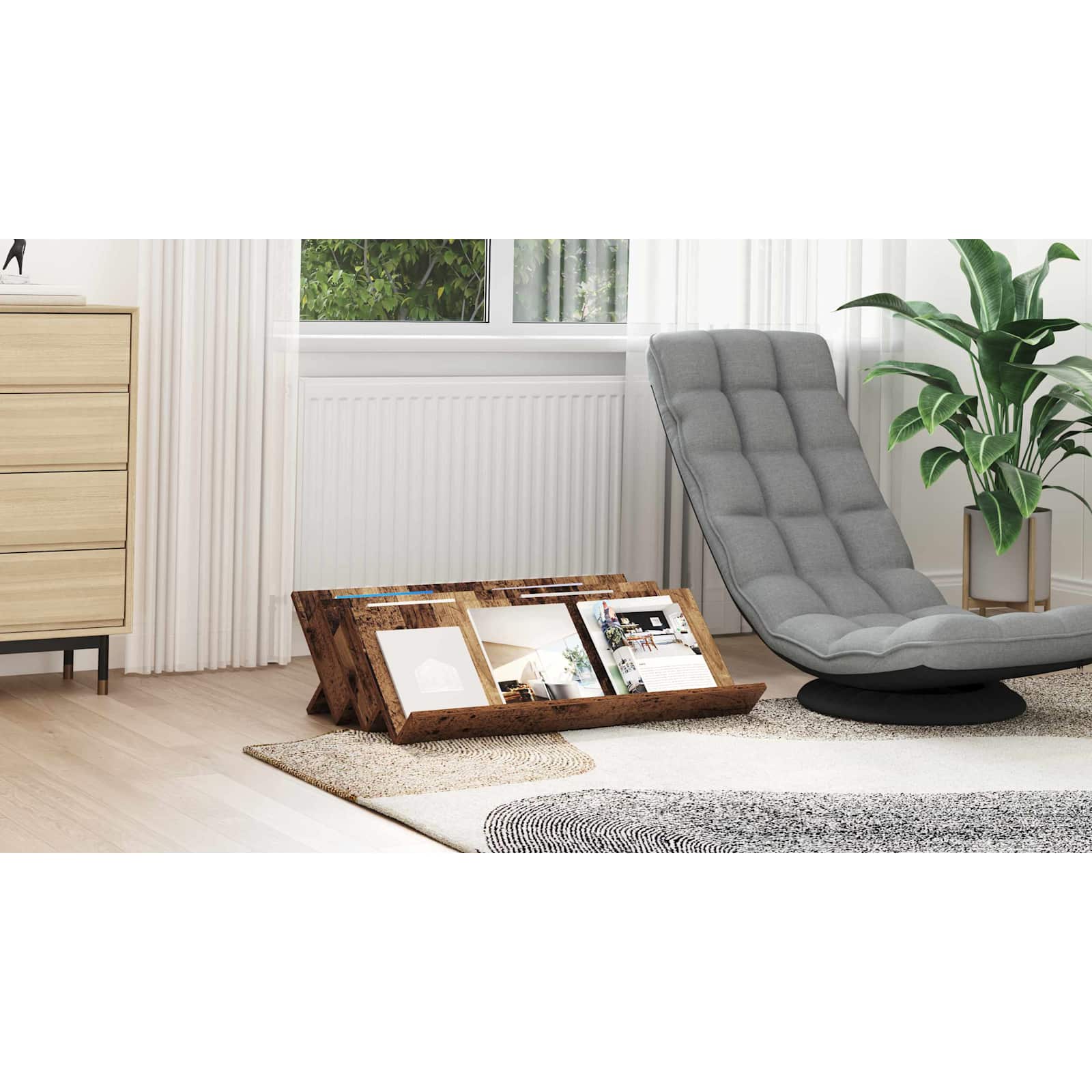 Sideboard Old Wood 90 x 57.5 x 42 cm Solid Wood
