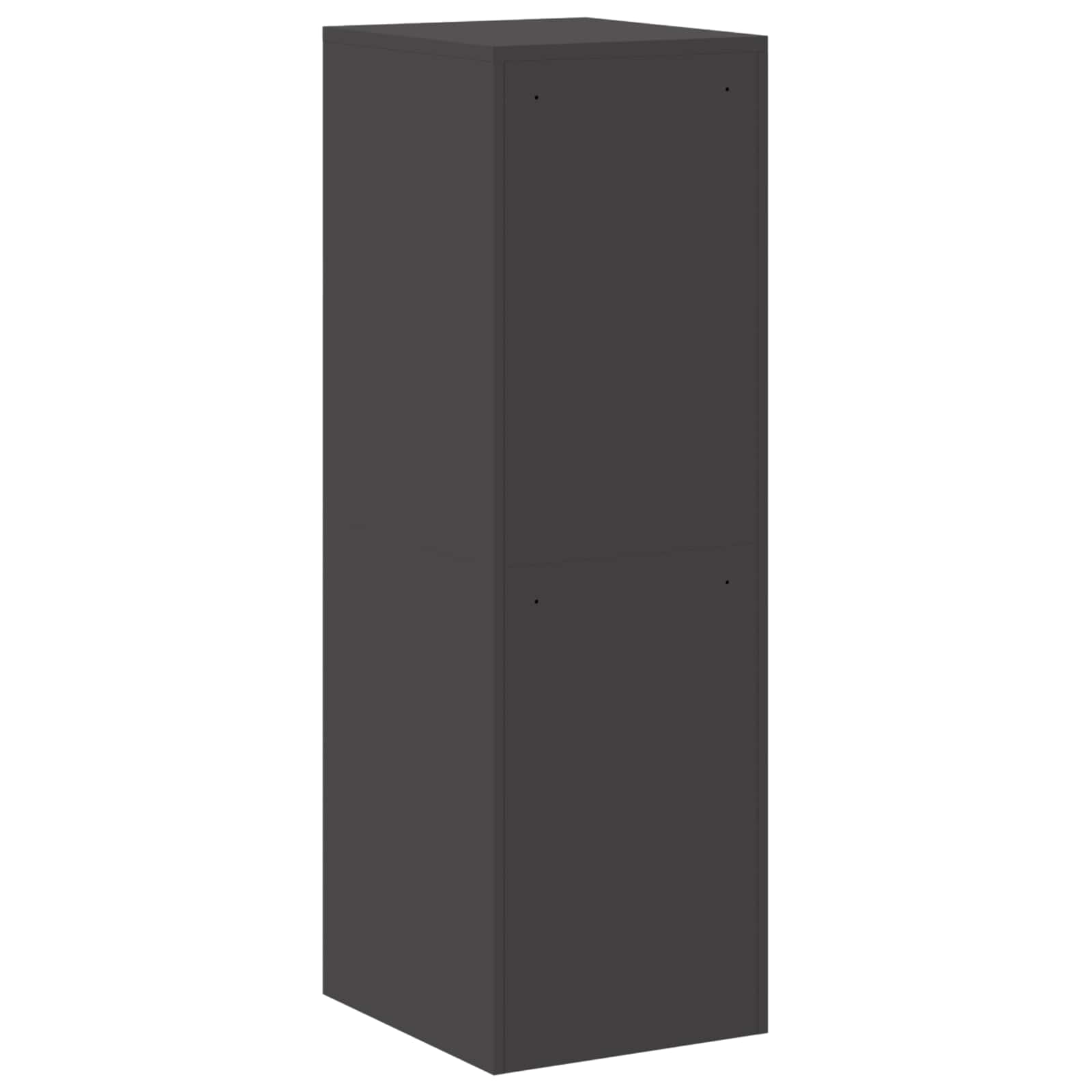 Bylų spinta su stalčių 2 pcs Juoda 44 x 50 x 106.5 cm