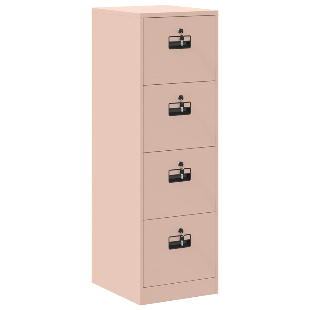 Filing Cabinet with 2 Drawers Pink 44 x 50 x 106.5 cm