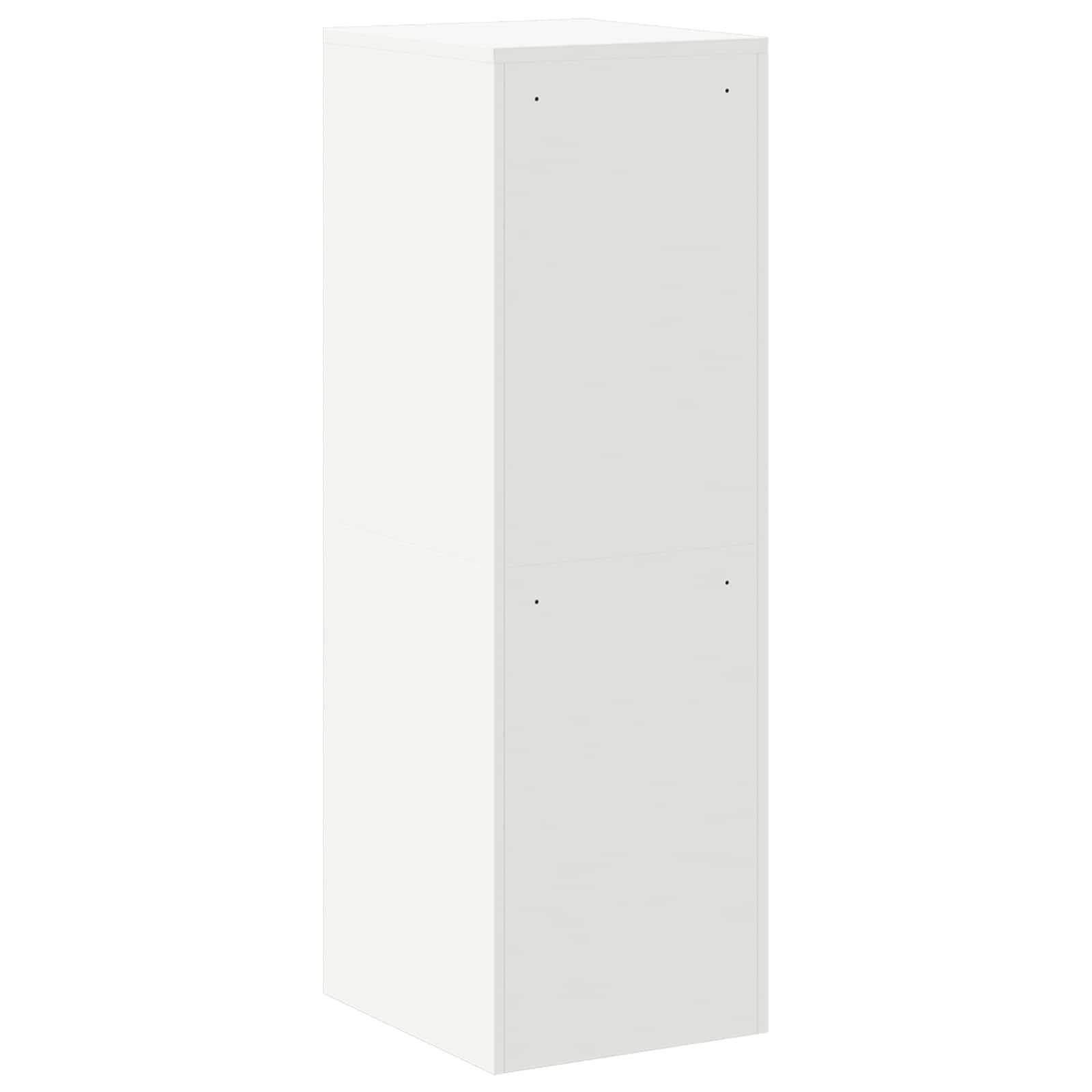 Bylų spinta su stalčių 2 pcs Balta 44 x 50 x 106.5 cm