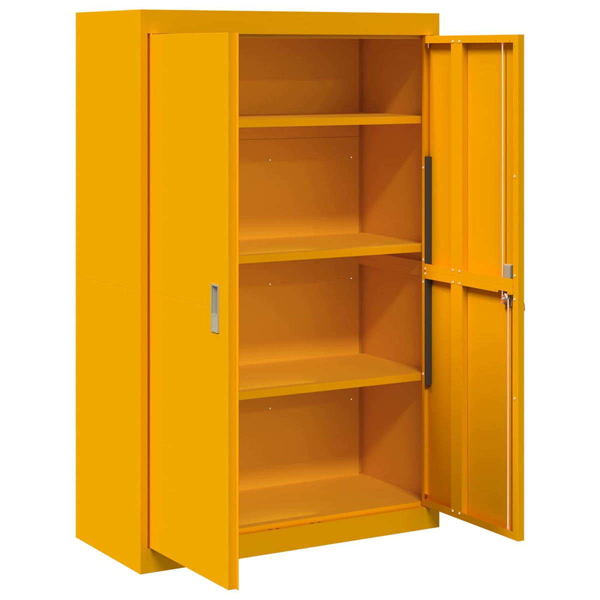 Oppbevaringsskap Garučių geltona 90 x 40 x 140 cm Plienas