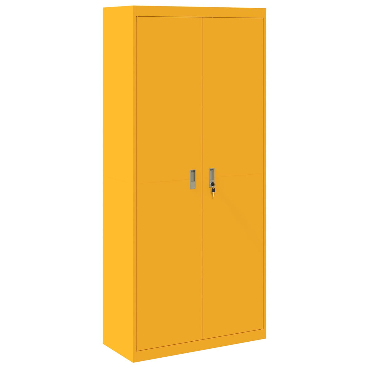 Oppbevaringsskap Garučių geltona 90 x 40 x 200 cm Plienas