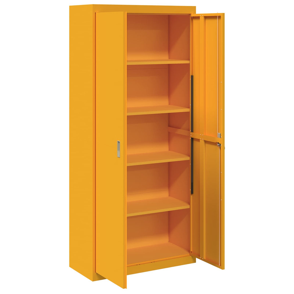 Oppbevaringsskap Garučių geltona 90 x 40 x 200 cm Plienas