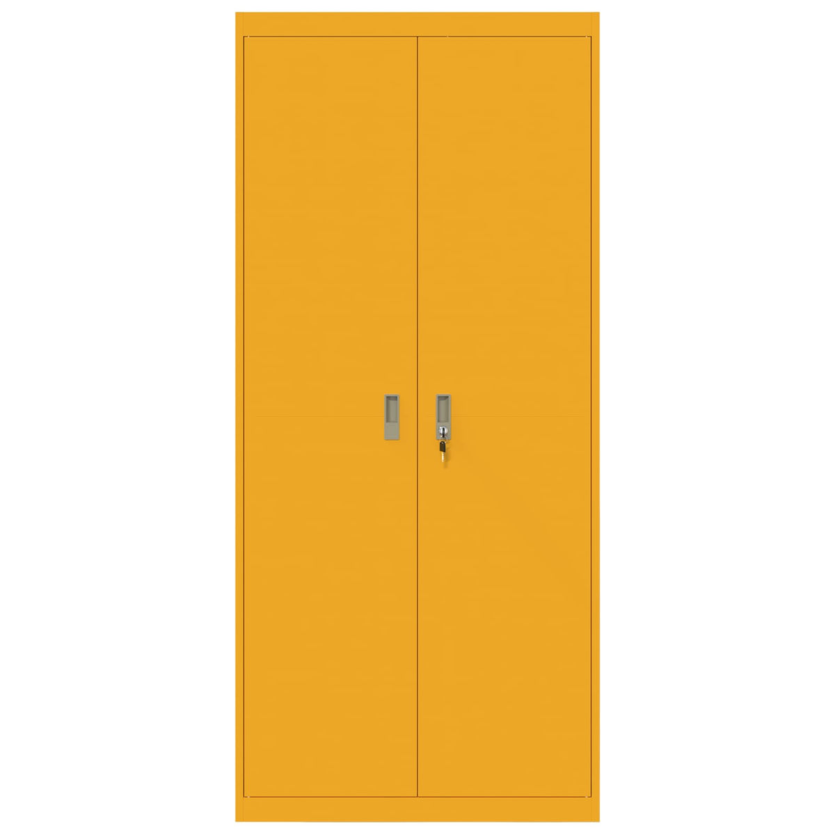 Oppbevaringsskap Garučių geltona 90 x 40 x 200 cm Plienas