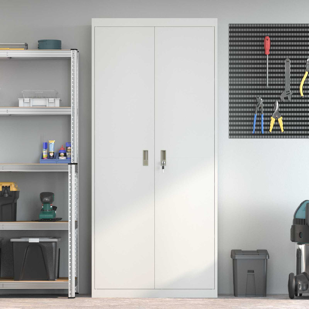 Oppbevaringsskap Baltas 90 x 40 x 200 cm Plienas